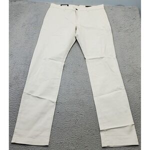 Dunning Golf Pants Mens 32x34 Tan Stretch Performance Flat Front Straight Leg